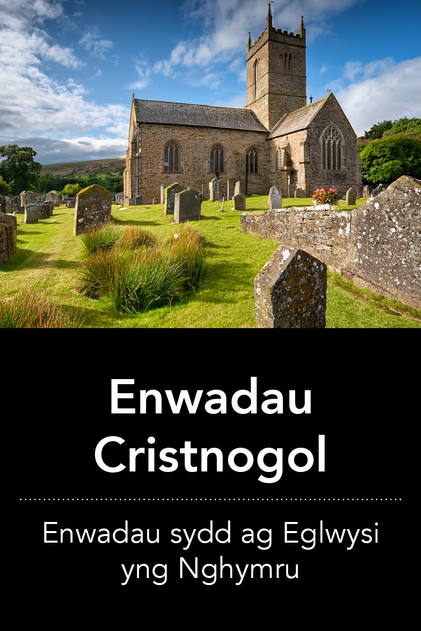 Enwadau Cristnogol - Enwadau sydd ag Eglwysi yng Nghymru